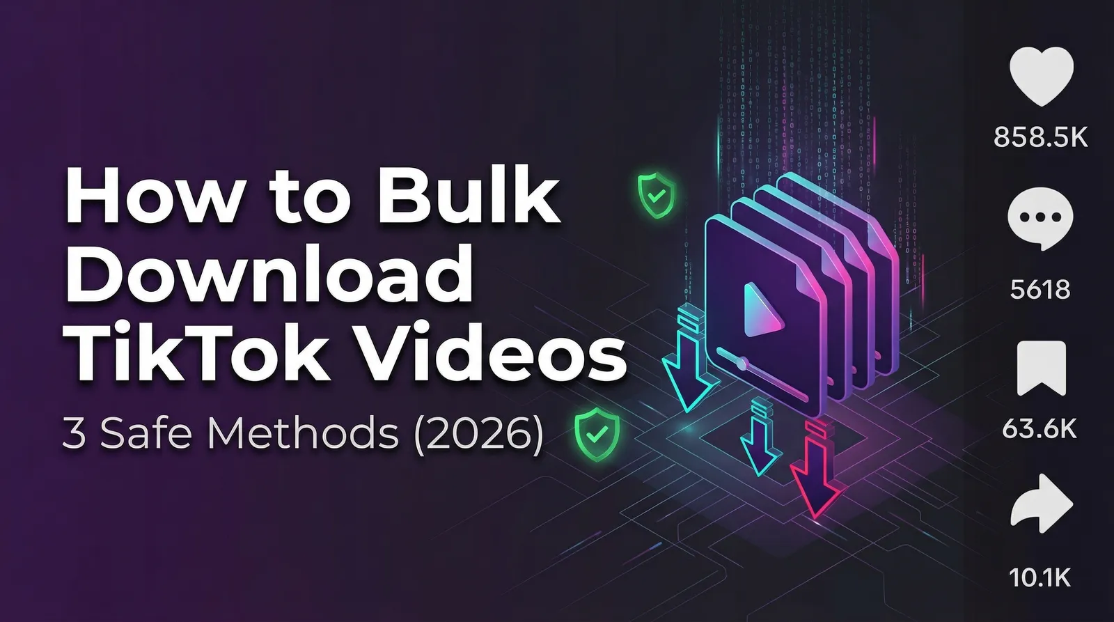 How to Bulk Download All Your TikTok Videos (Backup Guide) - Free HD Download Without Watermark