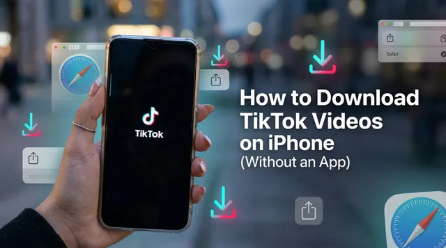 How to Download TikTok Videos on iPhone (Without an App)